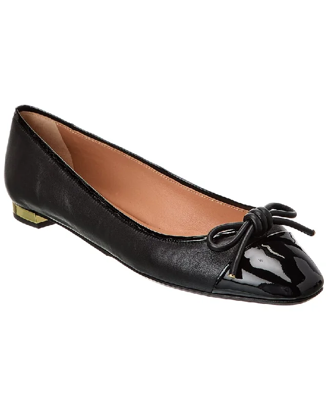 Price Reduction Aquazzura Parisina Patent & Leather Ballet Flat