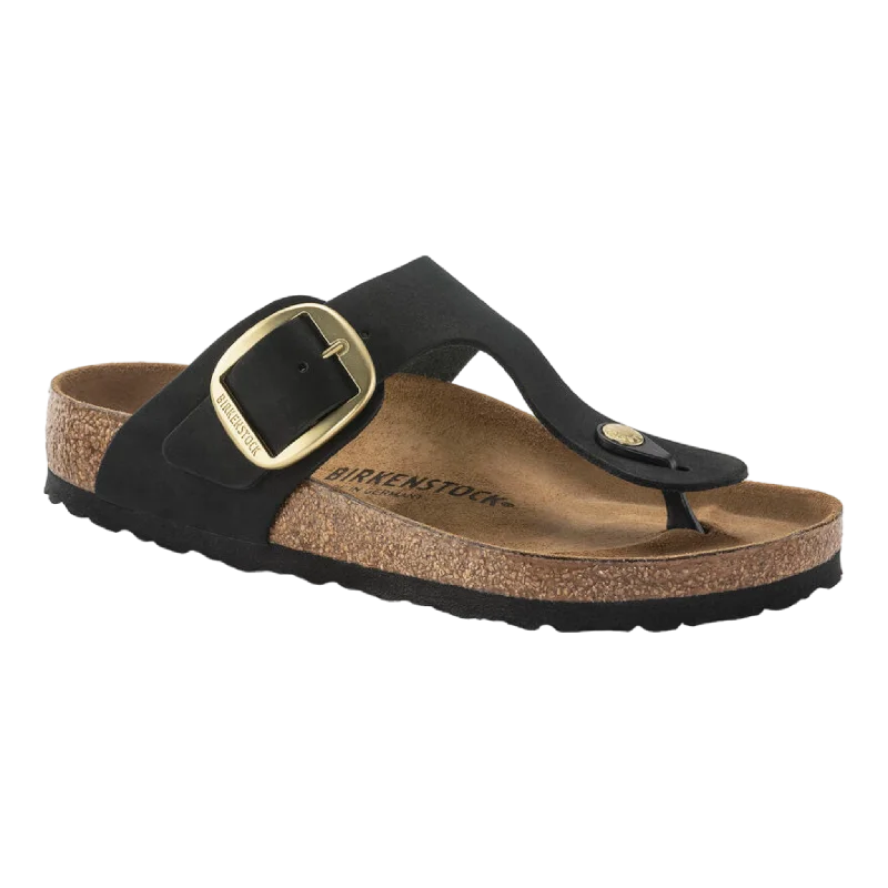 Midnight Sale Gizeh Big Buckle Nubuck Leather