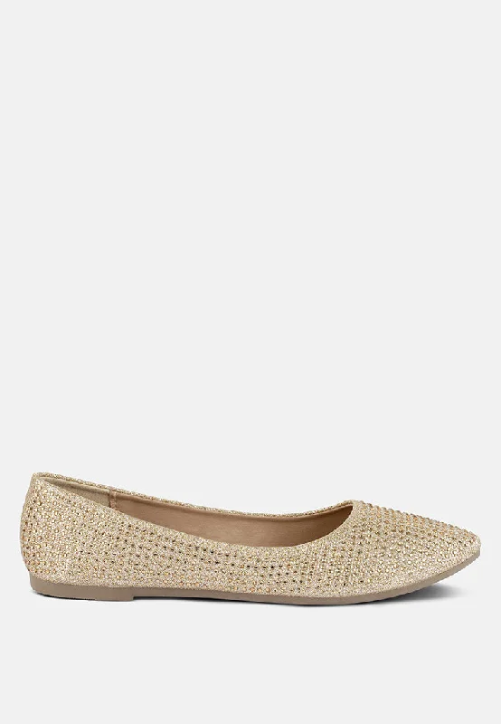 Weekend Offers That Please denki studded ballerina flats