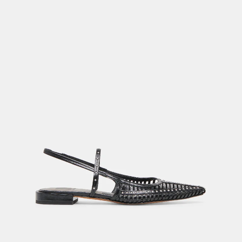 Weekend-Only Deals You'll Love PHINLY FLATS MIDNIGHT CRINKLE PATENT