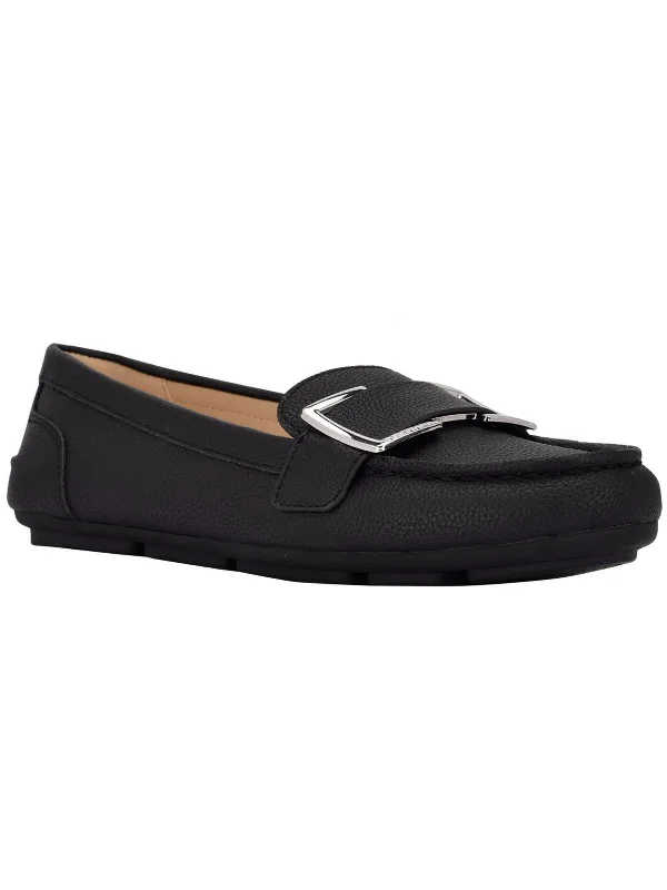 Weekend Savings Extravaganza Womens Faux Leather Round Toe Moccasins