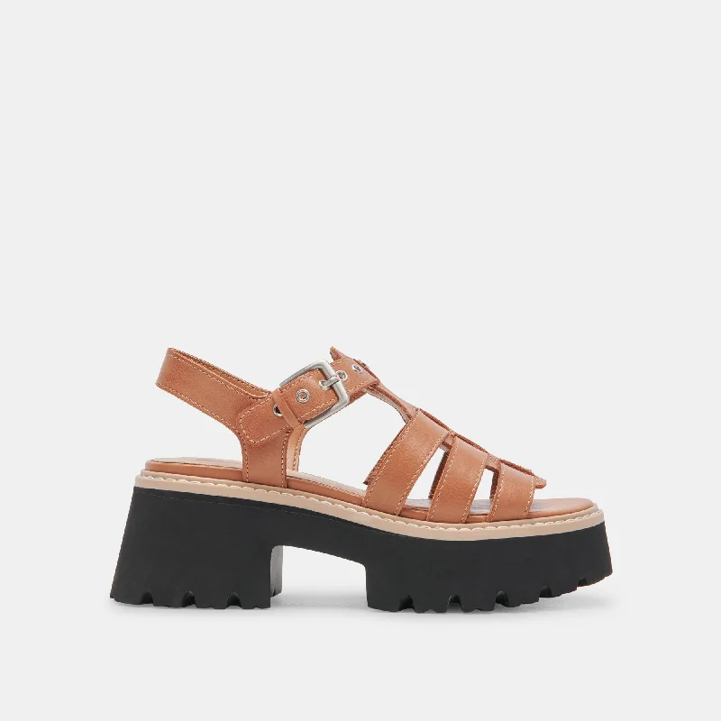 Extra Discounts LATICE SANDALS BROWN LEATHER