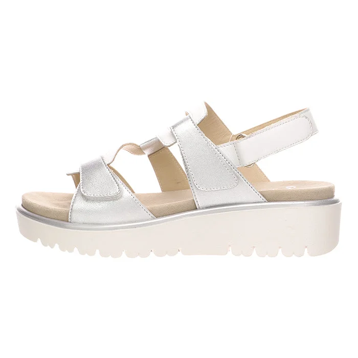 Weekend Deals You Can't Resist Womens Ara Bayview in Silver/Fog Metallic