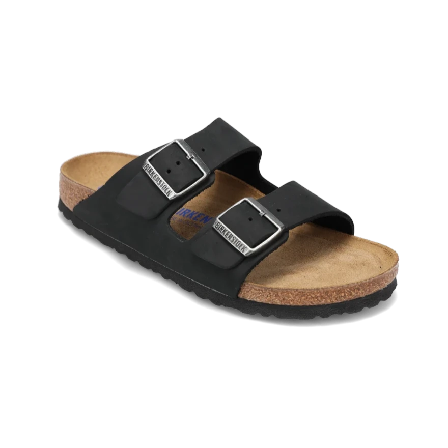 Super Savings Women's Arizona Soft Footbed Narrow Black Oiled Leather