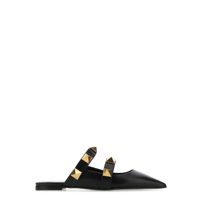 New Deal Valentino Garavani Roman Stud Pointed Toe Mules