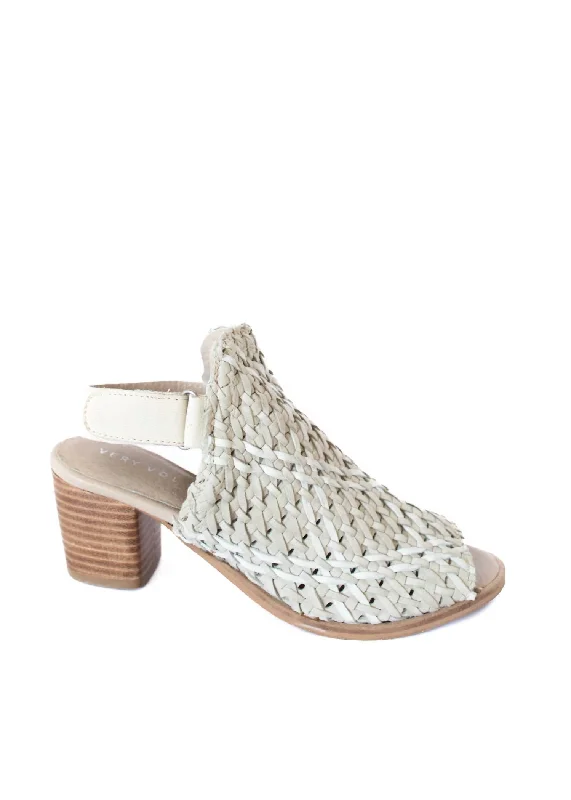 Weekend Savings Bonanza Women's Brinkley Woven Leather Mules In Stone