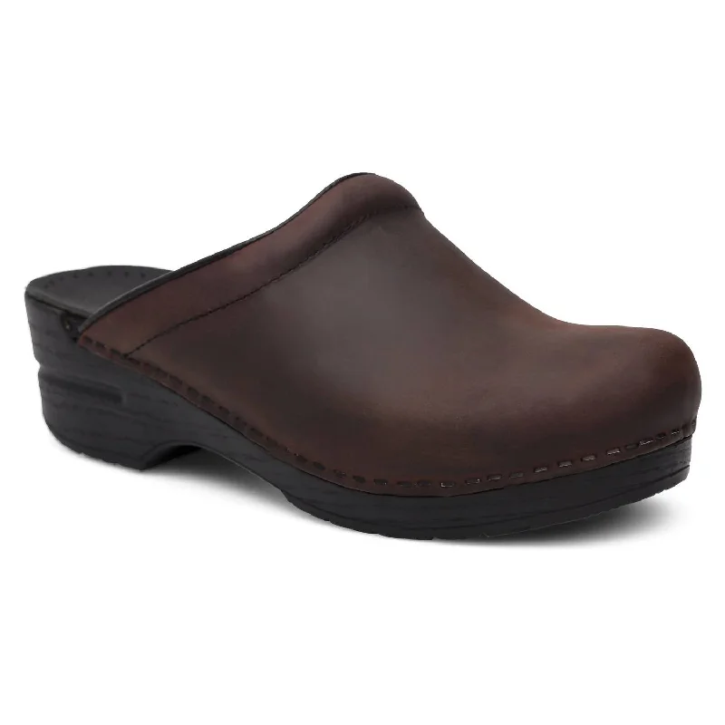 While Supplies Last Women's Sonja Mule - Medium Width In Antique Brown/black